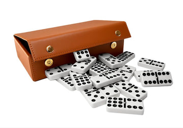 Alex Cramer Company Premium Double-9 Dominoes Set - Elegant Domino Cubano | Juego de Domino Cubano for Adults & Families | Custom Dominoes for Home