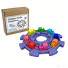 Mexican Train Dominoes Hub with 8 Train Markers for Mexican Train Game