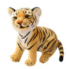 GUDVES Tigers Plush Toy Stuffed Animal - Cute Lifelike Tiger Stuffed Animals Toy Gift for Boy Baby Hug Tiger - Yellow Stuffed Animal (9.8 in, Yellow
