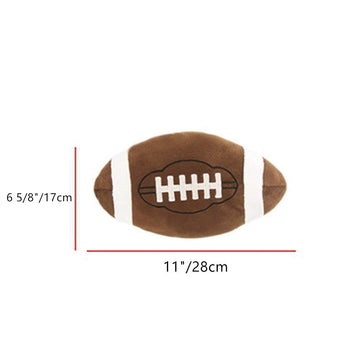 XIZHI 11 Inch Football Plush Pillow Fluffy Soft Stuffed Sports Plush Toy