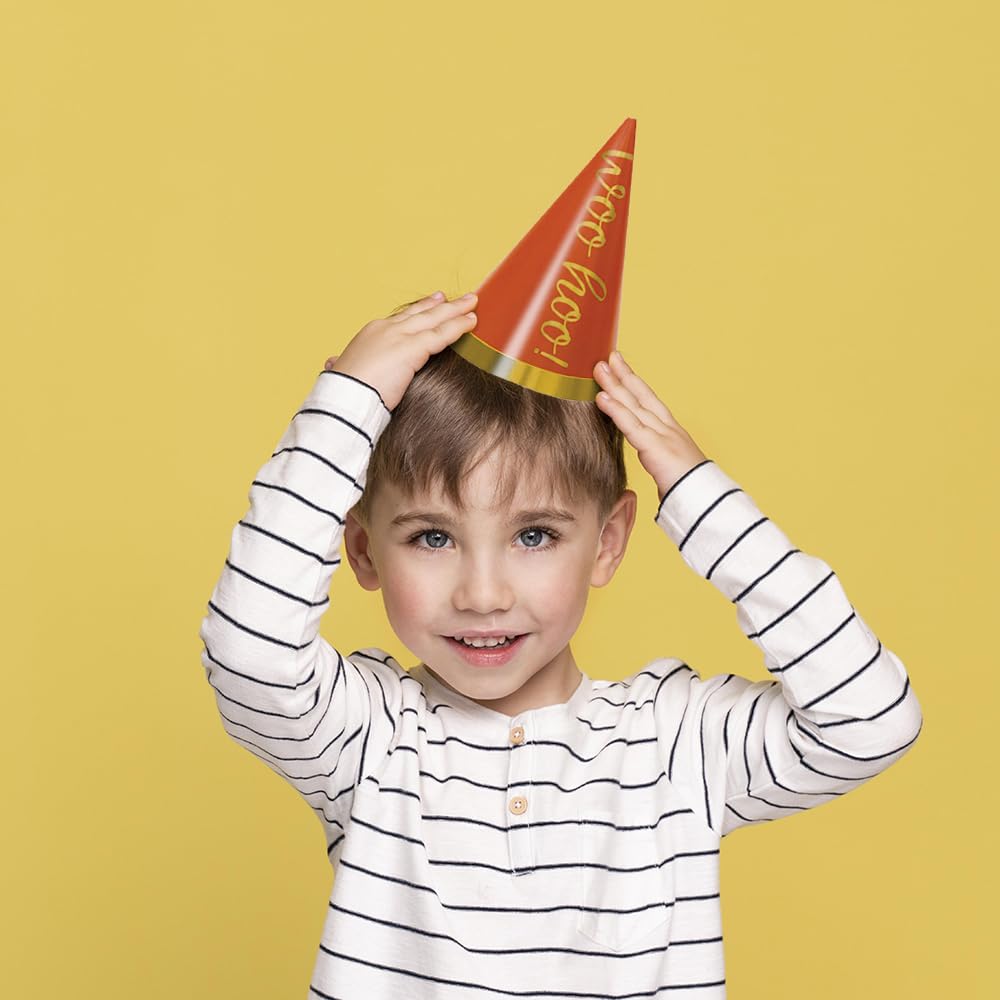 Birthday Rainbow Mini Cone Party Hats - 4" (12 Pcs) - Vibrant and Fun Paper Party Accessories