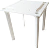Bene Casa - Indoor & Outdoor Domino and Game Table Includes Domino and Scrabble Tile Racks and Cup Holders - Table Legs are Removable for Easy Storage
