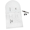 XL Cribbage Board Templates, 3-Player, Curved Track