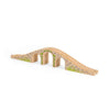 Bigjigs Rail Three Arch Bridge, Wooden Toys for 3 4 5 Year Olds