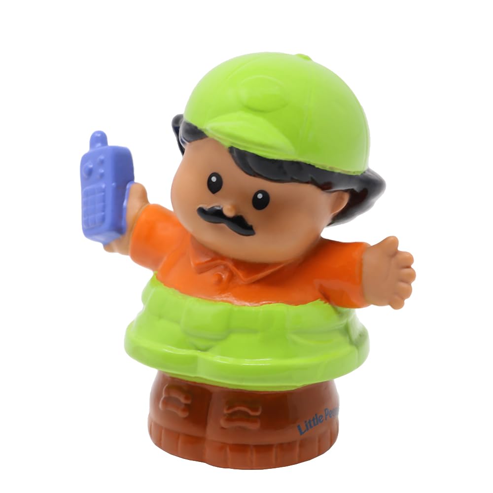 Fisher-Price Replacement Part for Collectible Little People Animal Sounds Zoo Train Playset 77949 - Replacement Hispanic Roberto Zookeeper Figure -
