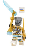 LEGO Ninjago Crystalized: Golden Zane Minfigure with Ice Weapon