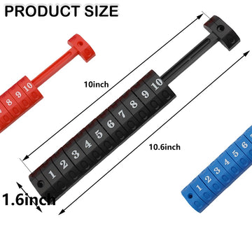 TWZKXC Table Football Counter, 4 Pack Foosball Table Parts Score Counters, Foosball Ball 10 Numbers Scoring Score Counter, Table Football Score Keeper