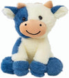 Sibupue Cow Stuffed Animals Soft Plush Cute Cow Doll for Boys Girls 8in (zuo NIU Shen lanse)