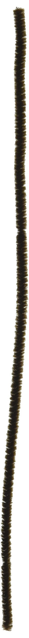 Darice 10423-50 Chenille Stems (25/Package), 6mm x 12", Brown