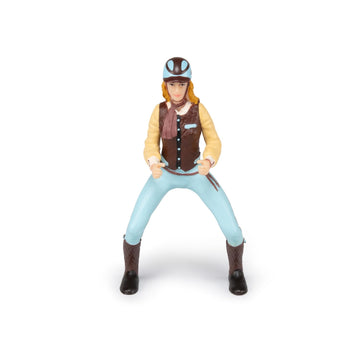 Papo "Riding Woman Fashion Figure, Blue