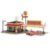 Drive 'N' Dine Soda Shop Built-N-Ready N Scale Woodland Scenics