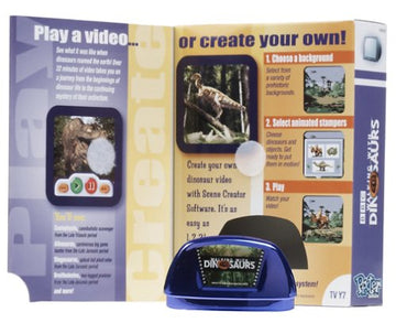 Fisher-Price Pixter Video Software BBC Walking with Dinosaurs with Scene Creator Software