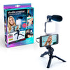 Canal Toys New Studio Creator Podcast & Vlogging Kit - Record Your own podcasts and Vlogs Like Your Favorite influencers! Fold-up Tripod, LED Light &