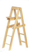 Dollhouse Miniature Shed DIY Decoraters Accessory Set of Step Ladders Large