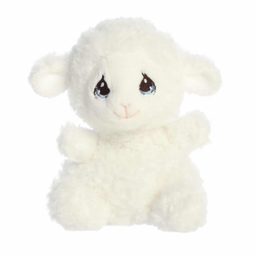 Aurora® Adorable Precious Moments™ Luffie Lamb Palm Pals™ Stuffed Animal - Heartwarming Toy for Comforting Children - for Sentimental Gifts