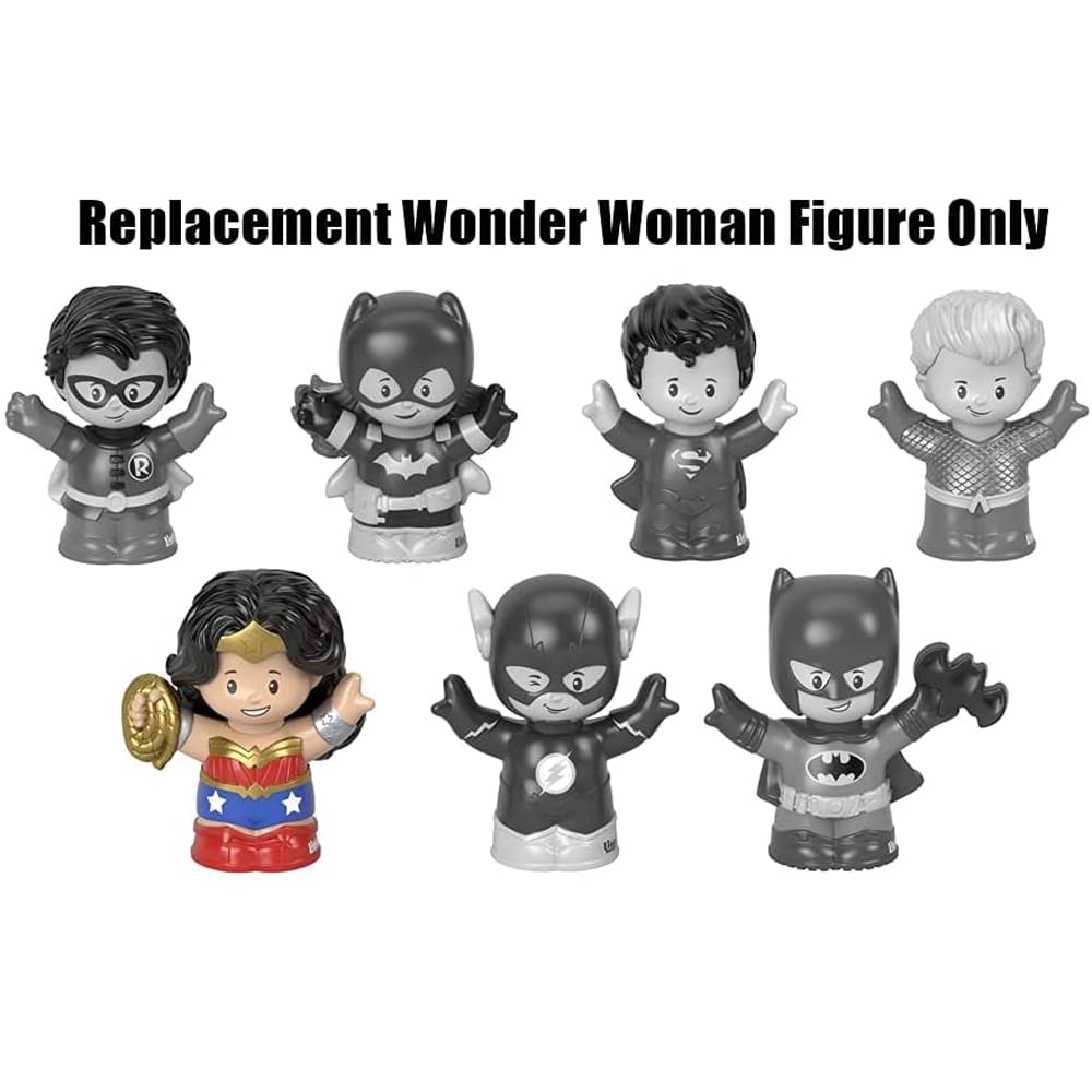Fisher-Price Replacement Part Little People Inspired by DC Superfriends Figure Playset GMJ14 - Replacement Wonder Woman Figure