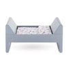 Corolle Mon Grand Poupon Crib & Bed for Baby Dolls, Grey