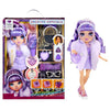 Rainbow High Creative Crystals Violet - Purple 11” Fashion Doll with Crystal Accessory Make It Kit, Ring for You, DIY, Crafts, Resin Play, Kids Gift