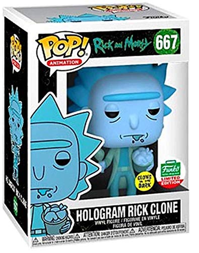 FUNKO POP! ANIMATION: Rick & Morty - Hologram Rick w/Chicken