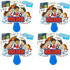 Regal Games 4 Pack Card Holders for Playing Cards - Kids Card Holder with Plastic Paddles - Ideal for Family Fun Game Night and Travel (Ages 3+)