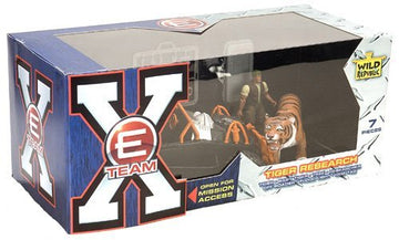 Wild Republic E-Team X Set Tiger Rescue Playset, Action Figure, Animal, Vehicle, Accessories, Gifts for Kids