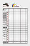 Kalolary Mexican Train Dominoes Scorepad, Domino Score Pads with Tile Images - 200Sheets