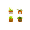 Mini House Decoration Plant Pots Miniature Green Potted Bonsai Models Decor,1:12 Miniature Plant