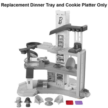 Replacement Parts for Fisher-Price Little People Playset HCF61 - Inspired by Barbie Dreamhouse - Replacement Dinner Tray and Cookie Platter