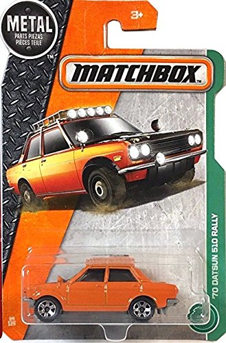 MATCHBOX '70 DATSUN 510 RALLY ORANGE NEW RARE 94/125