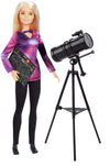 BarbieAstrophysicist Doll, Blonde with Telescope and Star Map, Inspired by National Geographic