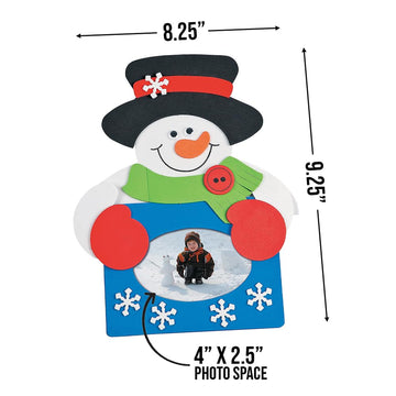 Snowman Picture Magnet Craft Kit -50 Pc - Crafts for Kids and Fun Home Activities