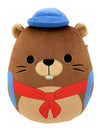Squishmallows 8" Chip The Beaver with Backpack
