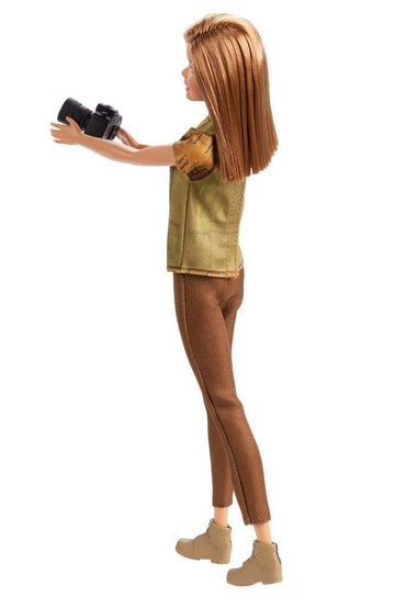 Barbie Photojournalist Doll, Brunette, Inspired by National Geographic for Kids 3 Years to 7 Years Old