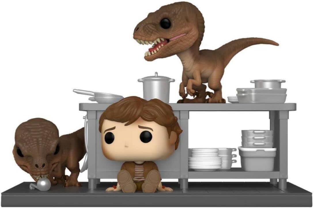 Tim Murphy with Velociraptors