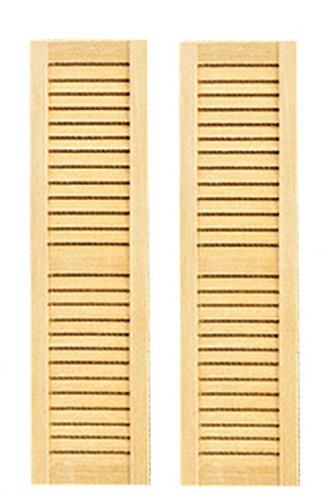 Dollhouse Miniature Small Louvered Shutter