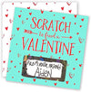 Palmer Street Press Valentine Scratch Off Cards - Set of 18 Scratch Off Valentines & Scratch Off Hologram Stickers - DIY Valentines Scratch Off Cards