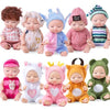 Haawooky 10 Pcs Mini Baby Dolls,Cute Tiny Baby Doll Gifts for Kids,Lifelike Realistic Small Baby Dolls for Girls Boys and Kids Big Easter Birthday