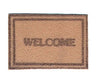 Dollhouse Miniature Welcome Mat in Tan