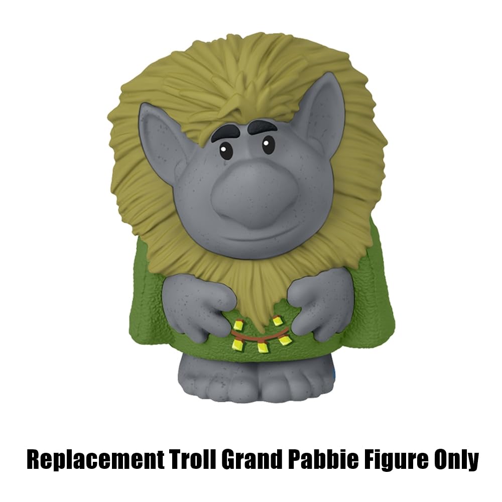 Replacement Part for Fisher-Price Little-People Carry Along Castle Case Playset - HMX76 ~ Replacement Troll Grand Pabbie Figure ~ Inspired by Disney