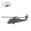 FunXylophy 1/35 Scale UH-60 Black Hawk Military Helicopters Building Blocks, Collectible Military-Themed Model to Build and Display, Great Gift