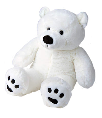 Cuddly Soft 16 inch Stuffed White Polar Bear...We Stuff 'em...You Love 'em!
