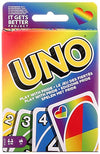 Mattel Games UNO Play with Pride Card Game with 112 Cards and Instructions, Great for Ages 7 Years Old & Up