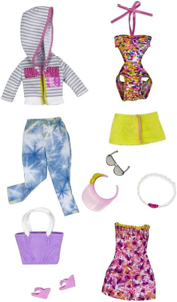 Barbie Fashionistas Day Looks Clothes - Bright Beach Outfits