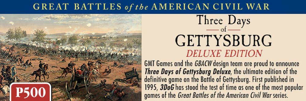Gettysburg's Three Days: 1st Edition by GMT Games