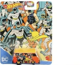 Hot Wheels Premium Pop Culture DC Batman Comics Complete 5?Car Set - 1:64 Die?Cast, DLB45-946P, Ages 3+