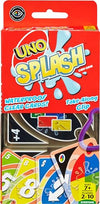 Mattel Games UNO Splash Card Game with Waterproof Cards and Portable Clip for Travel, Camping and Game Nights Away