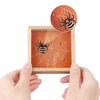 Mini Spider Maze Puzzle - Wooden Handheld Puzzle Game, Brain Teaser Labyrinth Toy, Fun Logic Puzzle, Portable Travel Puzzle Challenge