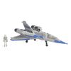 Mattel Disney and Pixar Lightyear Hyperspeed Series Mini Action Figure & Toy Vehicle Set, Buzz Lightyear & XL-01 Spaceship, 7-inch Vehicle