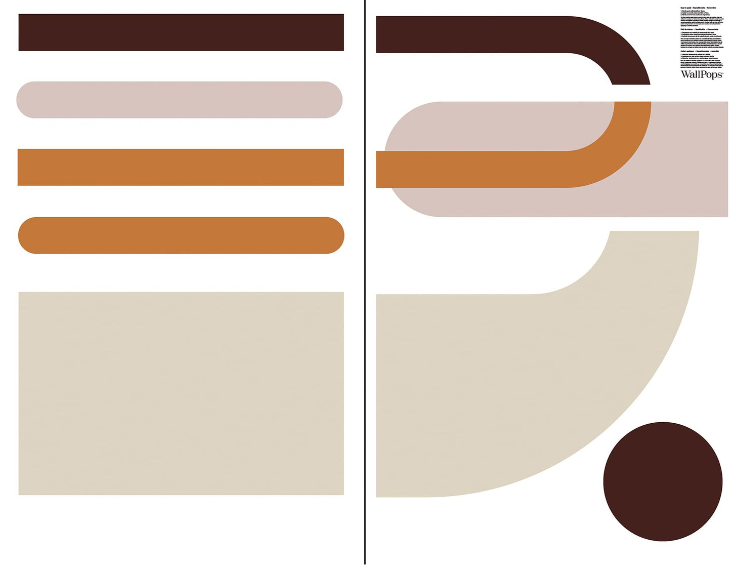 WallPops Arch Support Modular Mural Peel and Stick Wall Decals, VPD6390