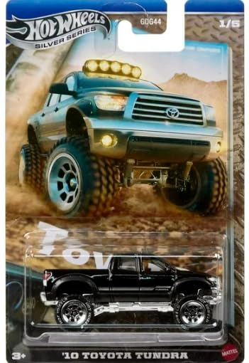 Mattel Hot Wheels Silver Series 1/5, 2010 Toyota Tundra, Black, 1:64 Scale Diecast Car